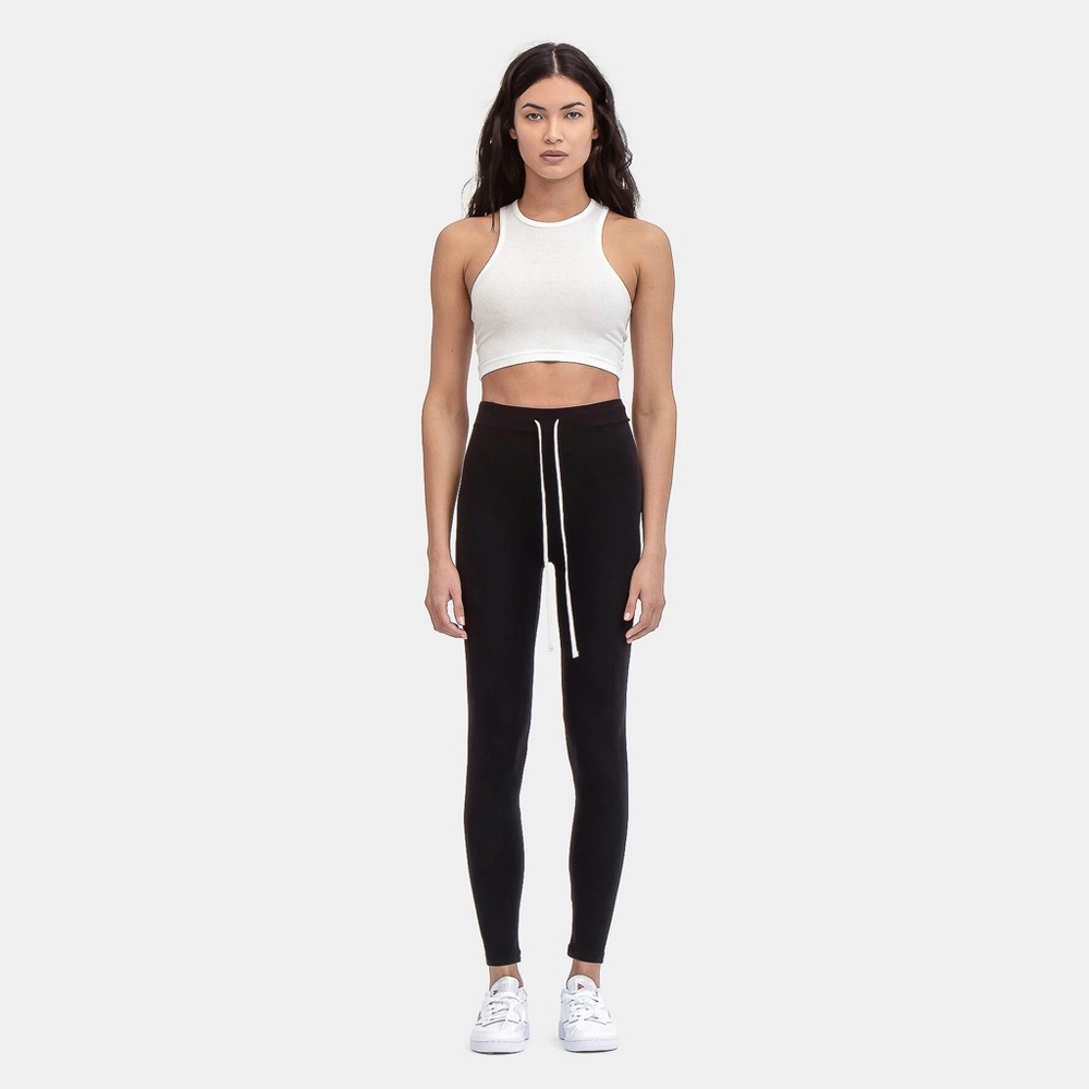 SWEET PANTS Black High-Waisted Tie Leggings